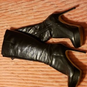 Platform Leather Boots